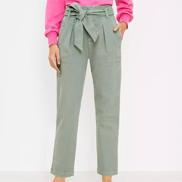 Ankle length paper bag pants - Picture 1 of 1